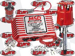 Msd 6421 6al-2 Ignition Kit Small Big Block Chevrolet Coil Distributor Wires V8