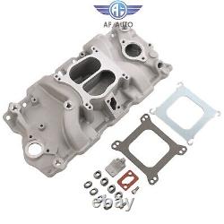 NEW 262-400 Dual Plane Front Intake Manifold For Small Block Chevy SBC 1955-86