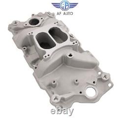 NEW 262-400 Dual Plane Front Intake Manifold For Small Block Chevy SBC 1955-86