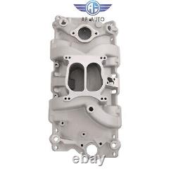 NEW 262-400 Dual Plane Front Intake Manifold For Small Block Chevy SBC 1955-86