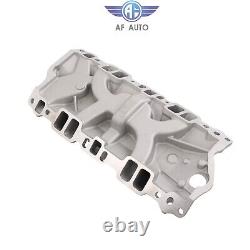 NEW 262-400 Dual Plane Front Intake Manifold For Small Block Chevy SBC 1955-86