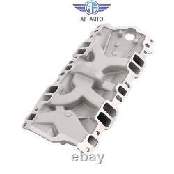 NEW 262-400 Dual Plane Front Intake Manifold For Small Block Chevy SBC 1955-86