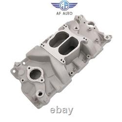 NEW 262-400 Dual Plane Front Intake Manifold For Small Block Chevy SBC 1955-86