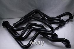 NEW 73-85 Small Block Chevy GMC Truck Steel Tube Header Black Coated SBC