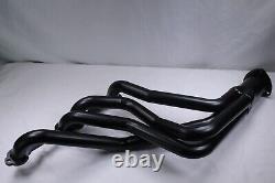 NEW 73-85 Small Block Chevy GMC Truck Steel Tube Header Black Coated SBC