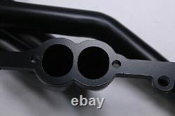 NEW 73-85 Small Block Chevy GMC Truck Steel Tube Header Black Coated SBC