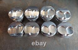NEW Arias Small Block Chevy 350 9/16 Stroker Forged High Compression Pistons