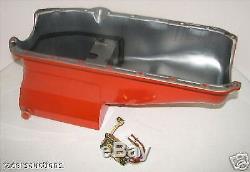 NEW SBC Small Block Chevy 305 327 350 Drag Race Deep Oil Pan with Tube'55-'79