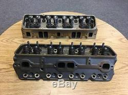 NEW Small Block Chevy Summit 152123 Performance Cylinder Heads Pair Complete SBC