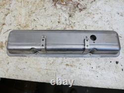 NOS 73-80 Unpainted Steel Corvette Camaro Small Block Chevy Valve Cover Set