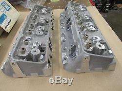 NOS GM Small Block Chevy SBC Bowtie Aluminum Heads 14011049 14011050 Rare Find