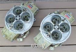 NOS Holley Dominator Carburetors Pair List 6214 Individual Runner Application IR