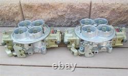 NOS Holley Dominator Carburetors Pair List 6214 Individual Runner Application IR