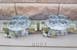 NOS Holley Dominator Carburetors Pair List 6214 Individual Runner Application IR