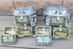 NOS Holley Dominator Carburetors Pair List 6214 Individual Runner Application IR