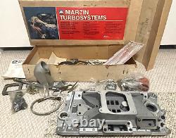 NOS Martin Turbo Kit Manifold Intake Small Block Chevy SBC Camaro Truck Chevelle