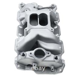 New Dual Plane Air Gap Intake Manifold for Chevrolet 350 1955-1995 Small Block