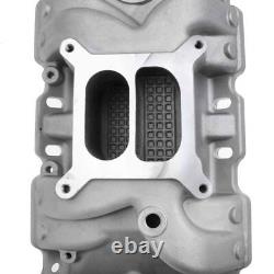 New Dual Plane High Rise Intake Manifold for Chevy 305 350 400 57-86 small block