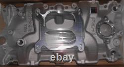 New Edelbrock 2101 Performer Series Intake Manifold fo 1955-86 Small-Block Chevy