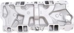 New Edelbrock 2101 Performer Series Intake Manifold fo 1955-86 Small-Block Chevy