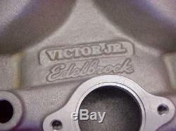 New Edelbrock 2999 Victor Jr Tall Small Block Chevy Intake Manifold Sbc 327 350