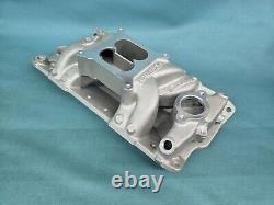 New Edelbrock Performer RPM Air Gap Small Block Chevy Intake Manifold 7501