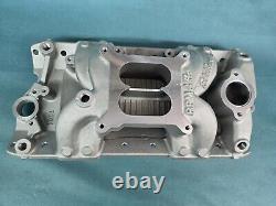 New Edelbrock Performer RPM Air Gap Small Block Chevy Intake Manifold 7501