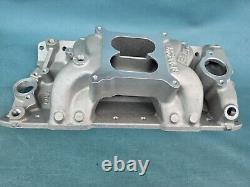 New Edelbrock Performer RPM Air Gap Small Block Chevy Intake Manifold 7501