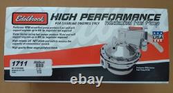 New Edelbrock Victor Series Small Block Chevy 130 Gpm Fuel Pump #1711