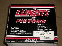 New Lunati Small Block Chevy 350 408 Pistons 131ca2s3 Sbc Forged Imca Je Ross