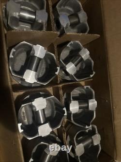 New Old Stock Trw Super Stock Chevy Small Block 350 Forged Pistons L-2327f-30