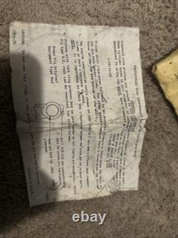 New Old Stock Trw Super Stock Chevy Small Block 350 Forged Pistons L-2327f-30