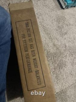 New Old Stock Trw Super Stock Chevy Small Block 350 Forged Pistons L-2327f-30