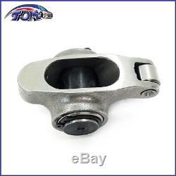 New Small Block Chevy Stainless Steel Full Roller Rocker Arms 1.6 Ratio 7/16