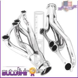 New Stainless Steel Shorty Manifold Header Sbc For Chevy 265-400 V8 Small Block