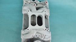 Nice Edelbrock Performer RPM Air Gap Small Block Chevy Intake Manifold 7501 Sbc
