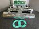 Nicson Log Exhaust Manifolds 350 Small Block Chevy SBC Glenwood Marine Berkeley