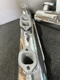 Nicson Log Exhaust Manifolds 350 Small Block Chevy SBC Glenwood Marine Berkeley