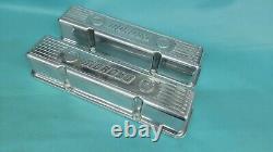 Nos Moroso Small Block Chevy Polished Aluminum Valve Covers 283 327 350 New