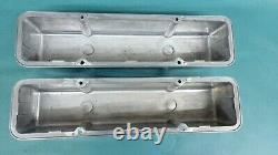 Nos Moroso Small Block Chevy Polished Aluminum Valve Covers 283 327 350 New