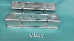 Nos Moroso Small Block Chevy Polished Aluminum Valve Covers 283 327 350 New