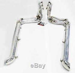 OBX Exhaust Header muffled Side Mount Pipe 63-82 Corvette Stingray Small Block