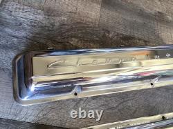 OEM CHEVROLET VALVE COVERS STAMPED Small Block Chevy Script 60-70's 283 327 VTG