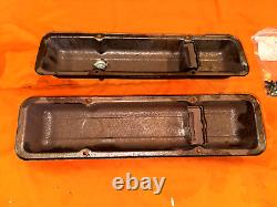 Oem Sbc Original Gm Brand New Small Block Chevy Valve Cover Set