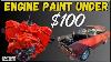 Painting Chevrolet S First Small Block For Under 100 265 Engine Build