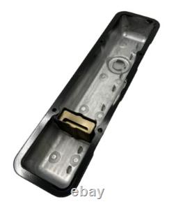 Pair OE LT1 Style Black Aluminum Valve Covers with Gaskets Small Block Chevy SBC