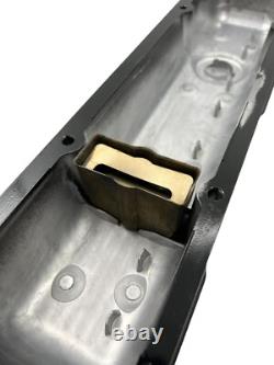 Pair OE LT1 Style Black Aluminum Valve Covers with Gaskets Small Block Chevy SBC