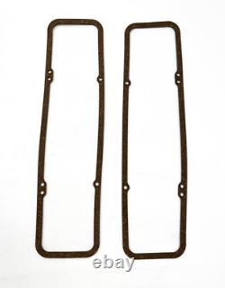 Pair OE LT1 Style Black Aluminum Valve Covers with Gaskets Small Block Chevy SBC