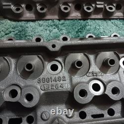 Pair Small Block Chevy 492 Angle Plug Over The Counter Heads. Bare