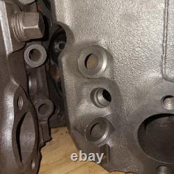 Pair Small Block Chevy 492 Angle Plug Over The Counter Heads. Bare